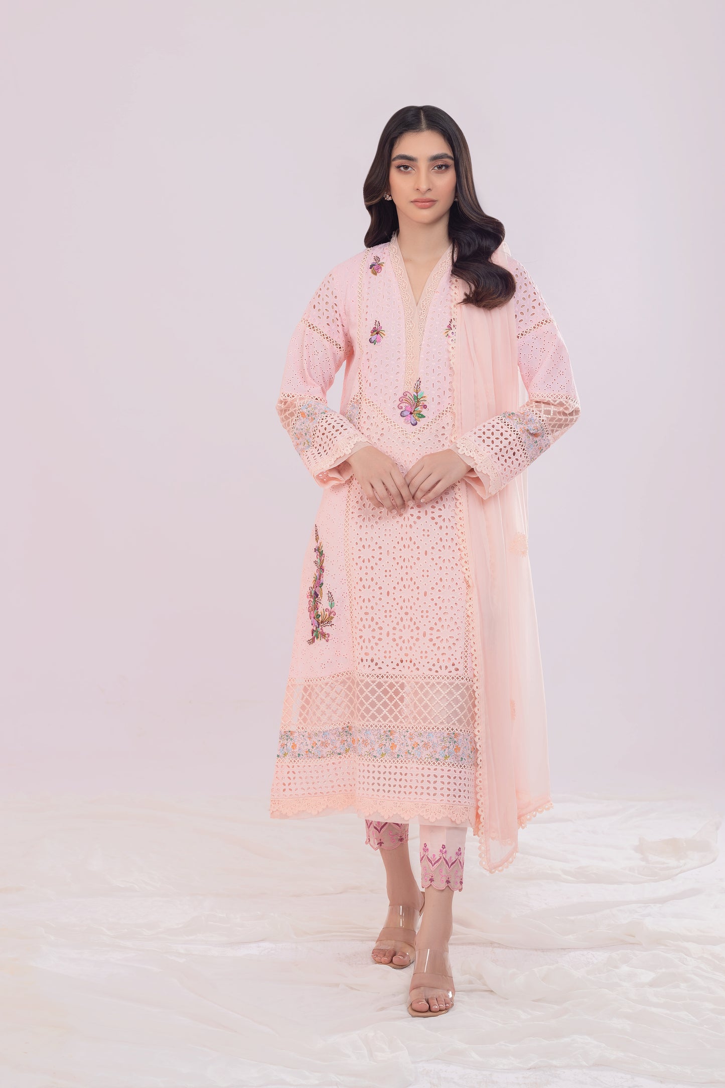 LEENA SHIRT WITH PANTS & DUPATTA AA-06323
