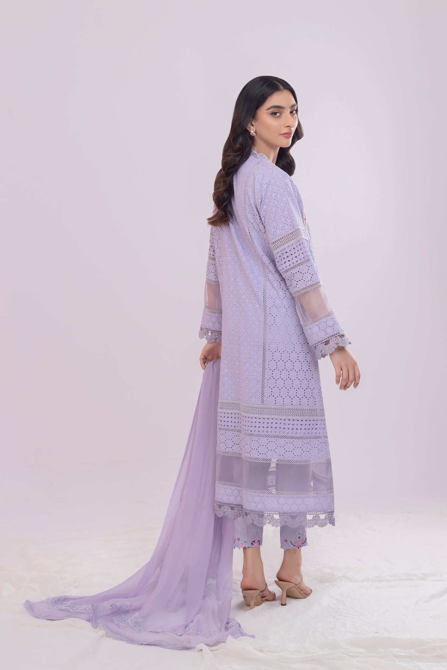 SERILDA SHIRT WITH PANTS & CHIFFON DUPATTA AA-1009