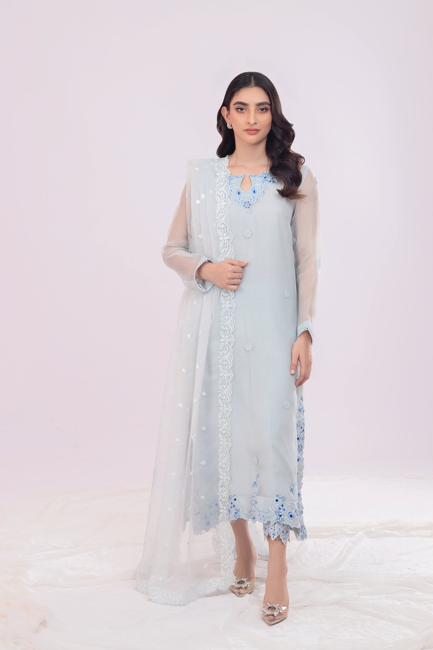 RAE SHIRT WITH PANTS & DUPATTA AA-06327