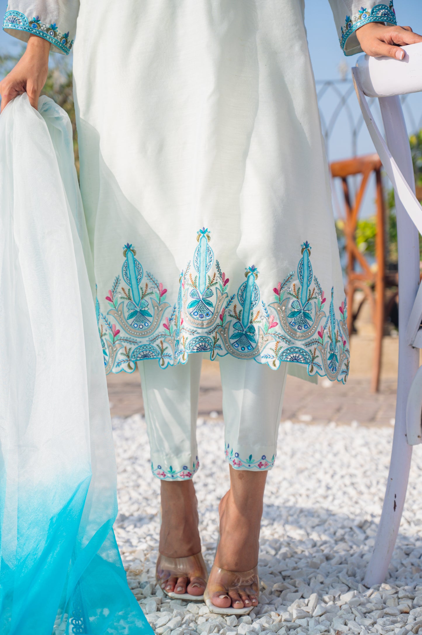 ADELE SHIRT WITH PANTS & DUPATTA AA-00316