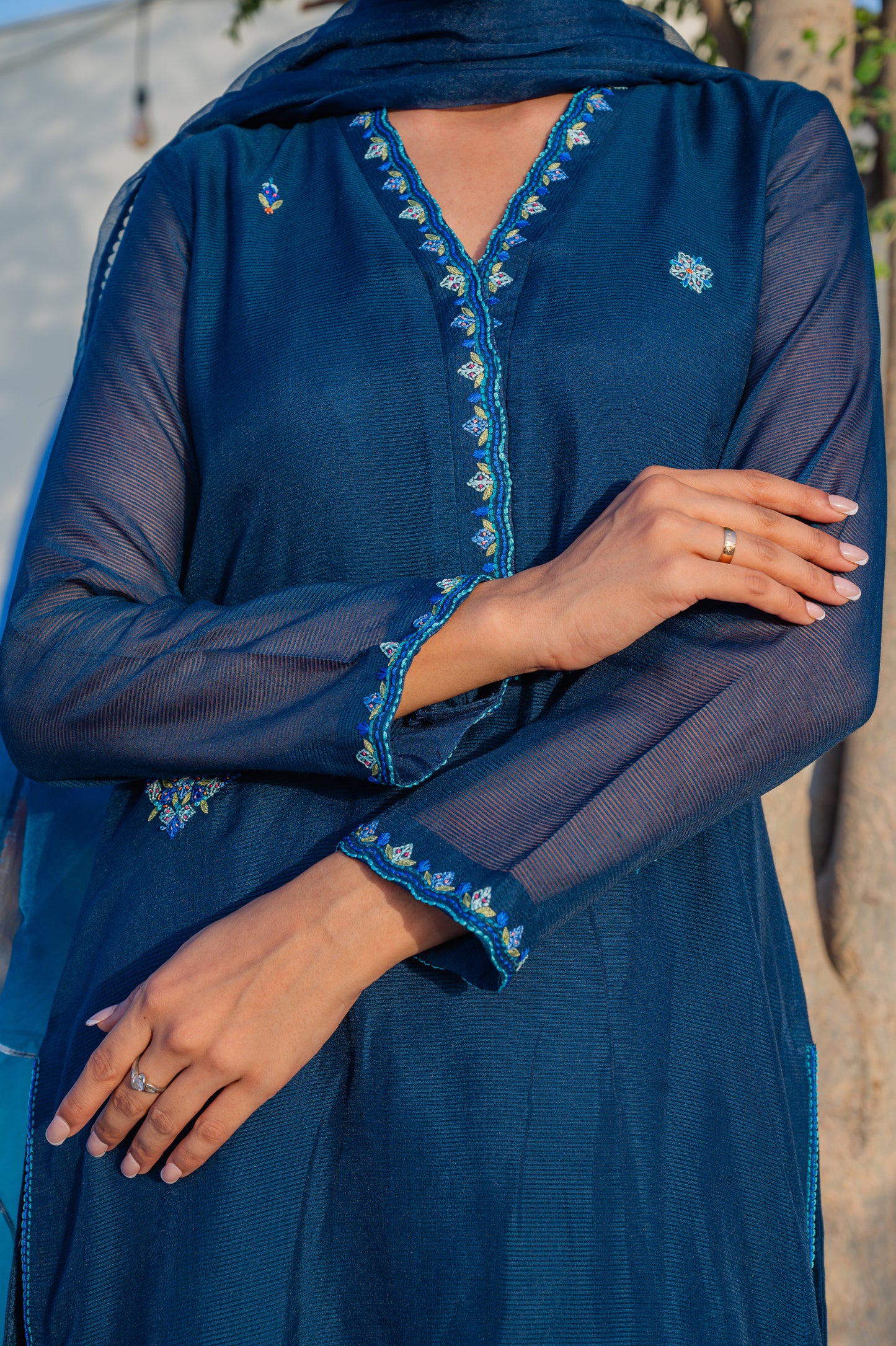 AYLA SHIRT & PANTS WITH DUPATTA AA-0141