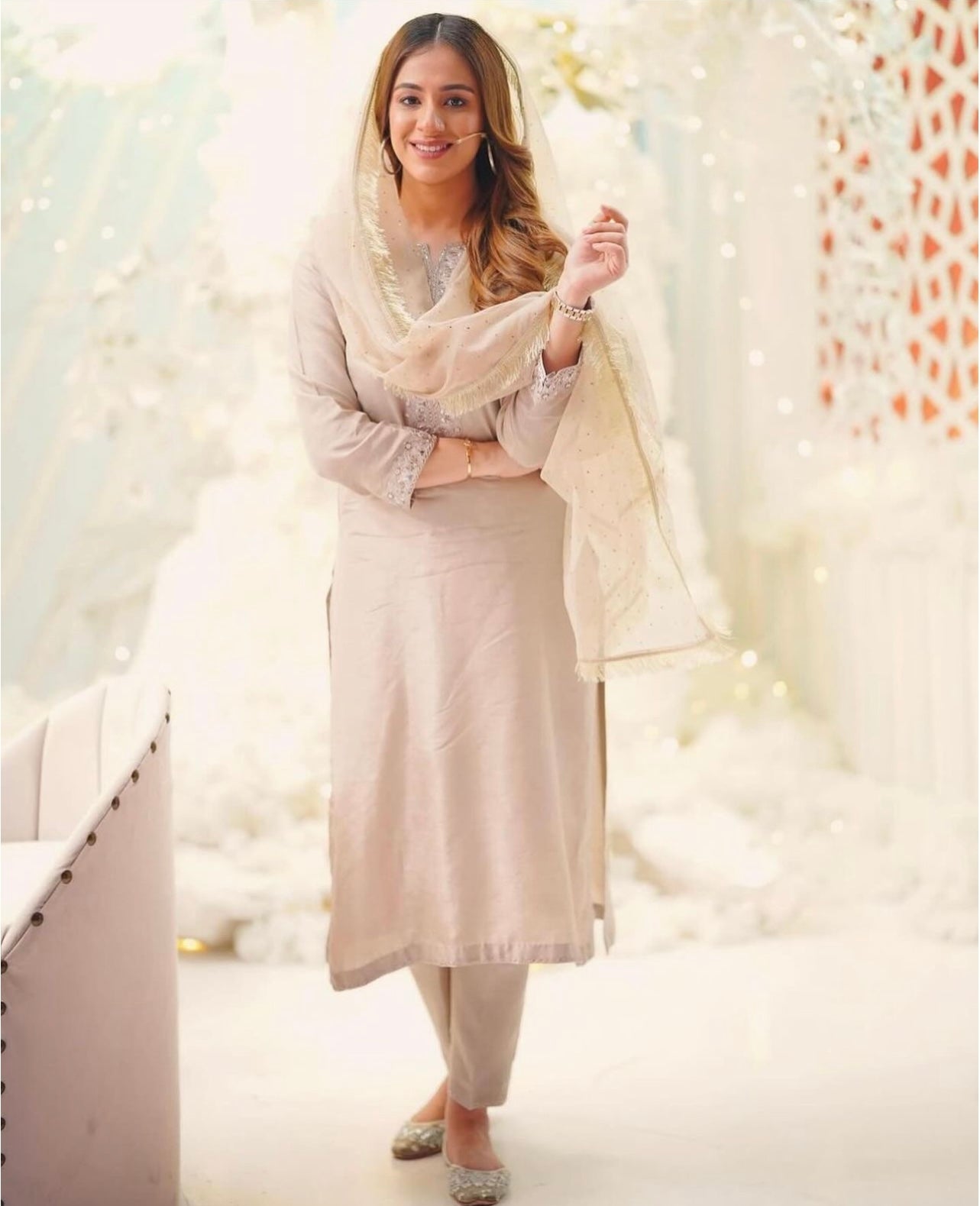 RAYA SHIRT WITH PANTS & DUPATTA AA-08972