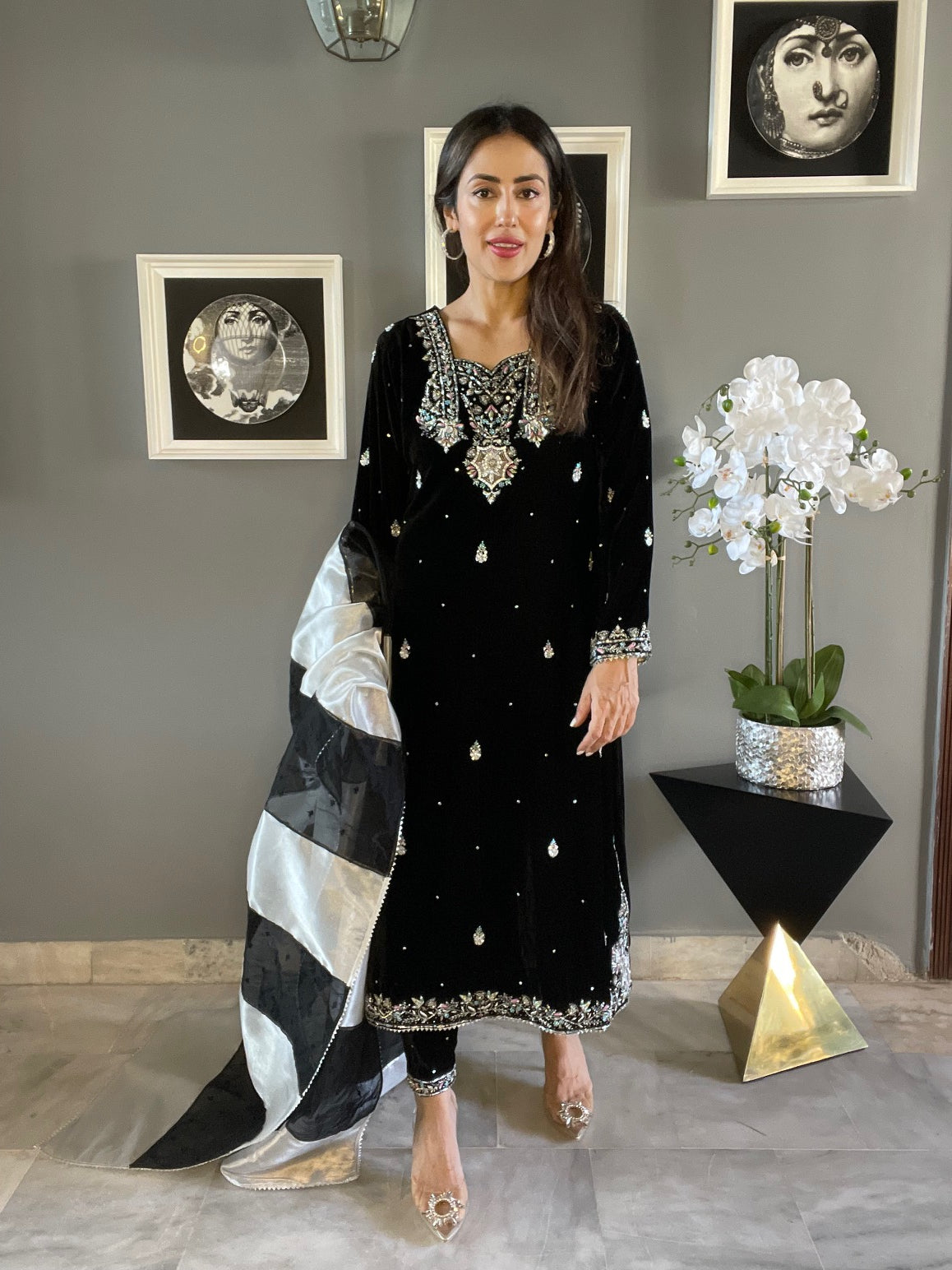 ELLA SHIRT WITH PANTS & DUPATTA AA-00612