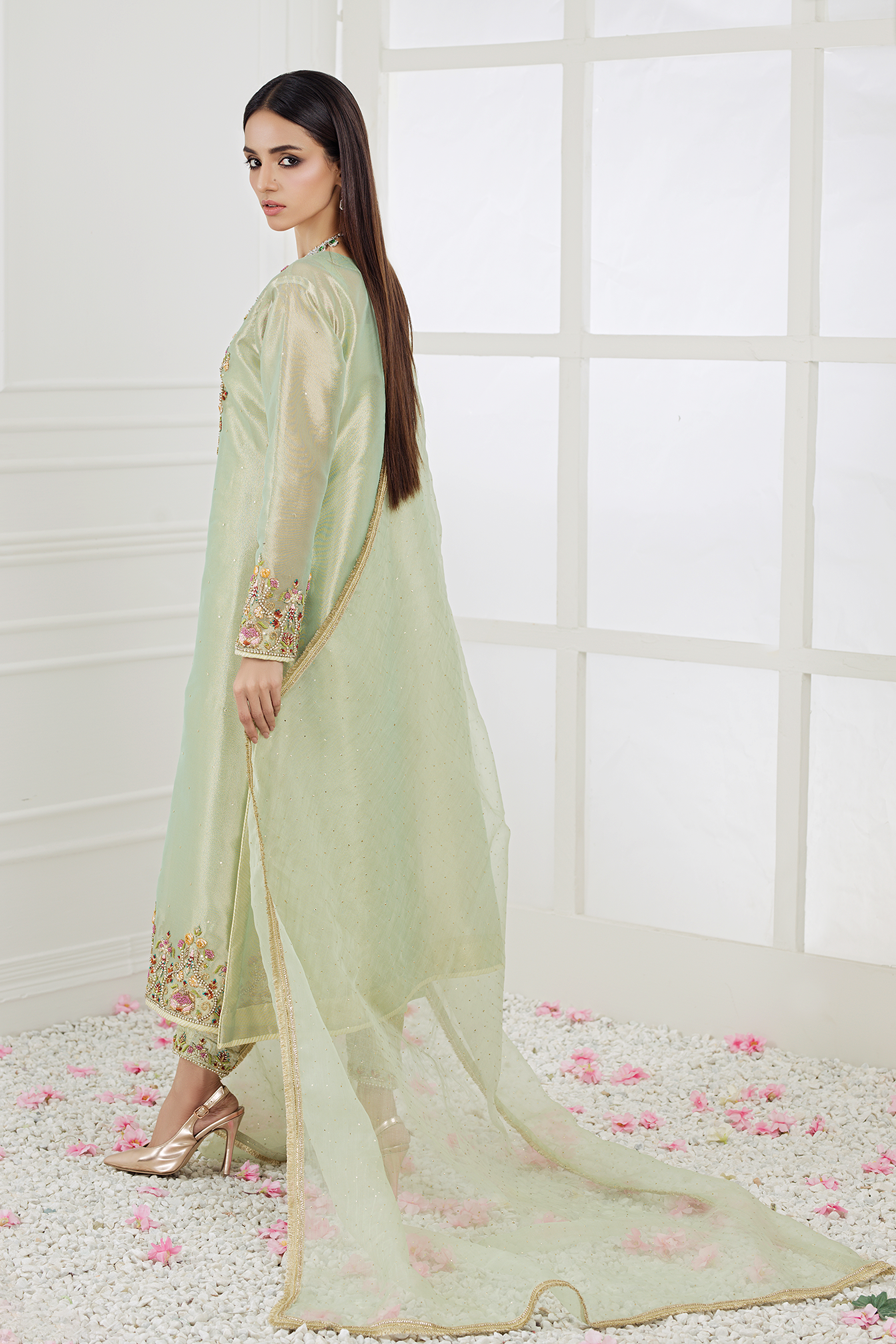 SERENE SHIRT WITH PANTS & DUPATTA AA-1009