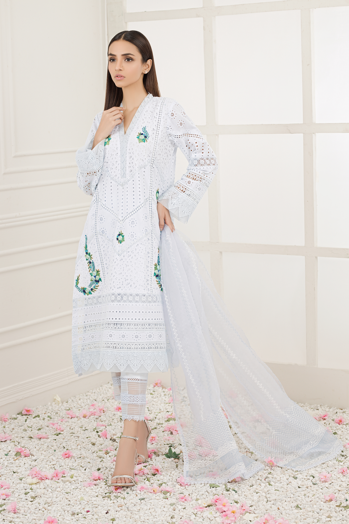 SASHA SHIRT WITH PANTS & DUPATTA AA-00341