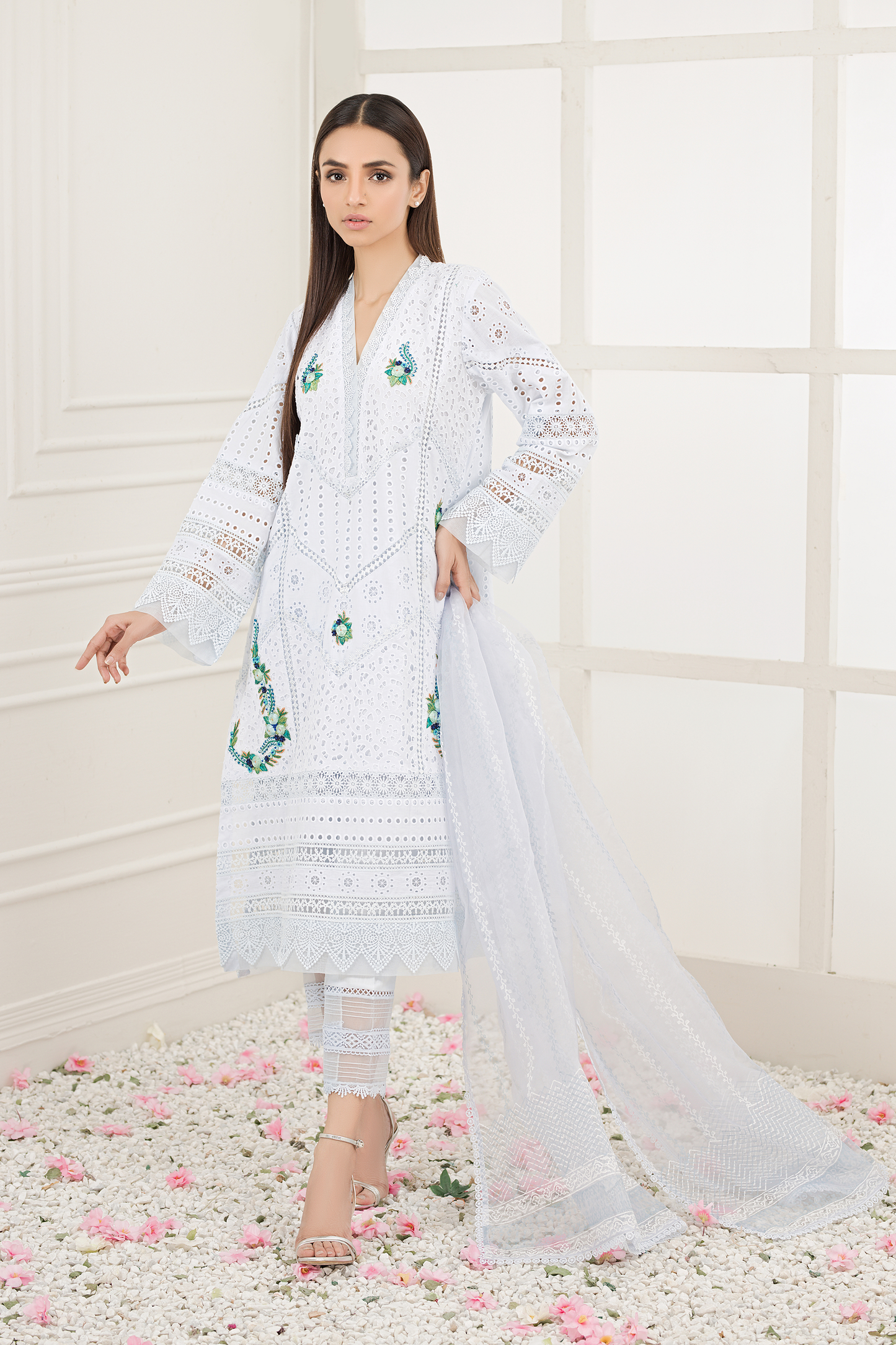 SASHA SHIRT WITH PANTS & DUPATTA AA-00341