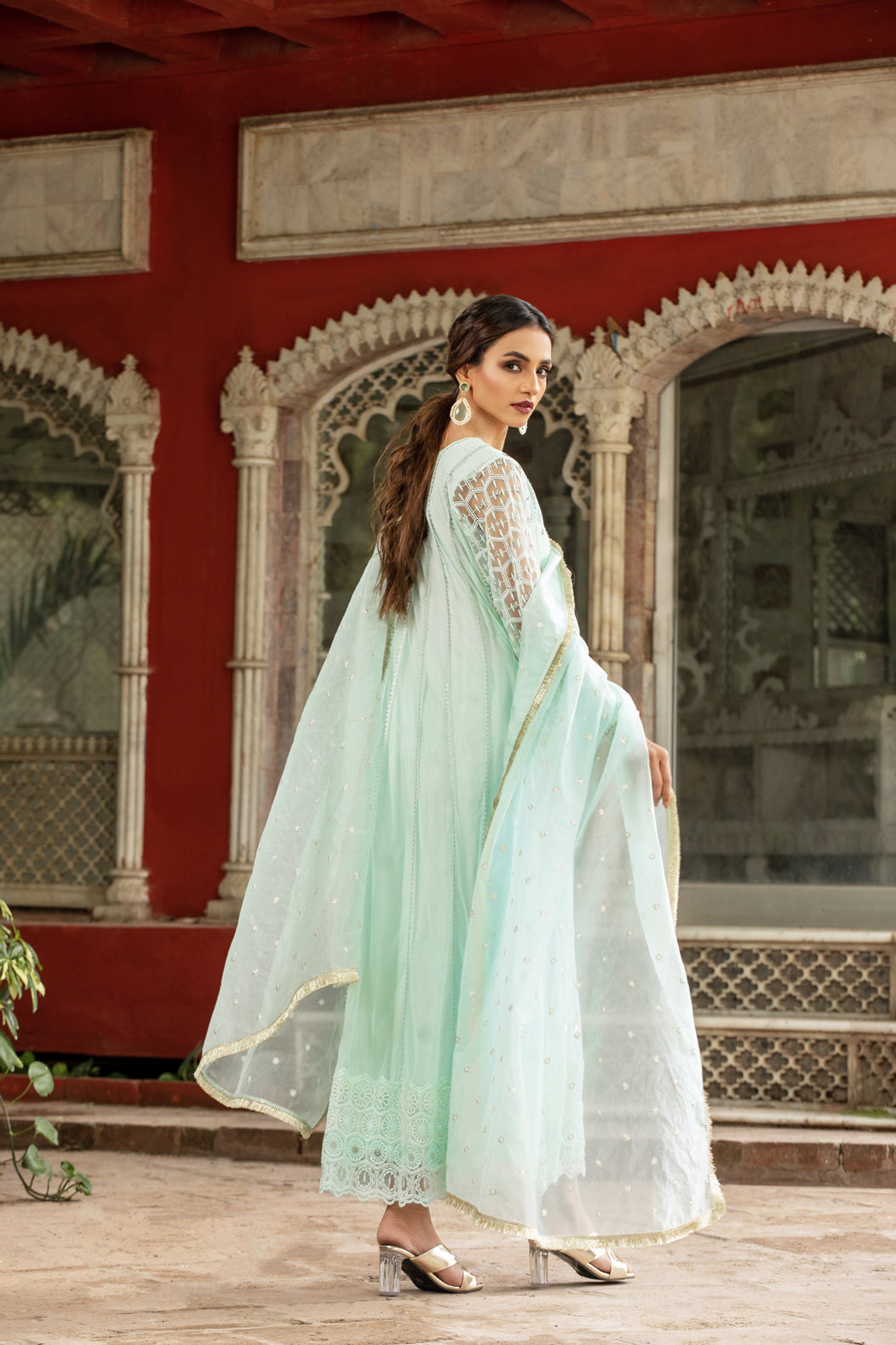 LAMIA SHIRT WITH PANTS & DUPATTA AA-1033