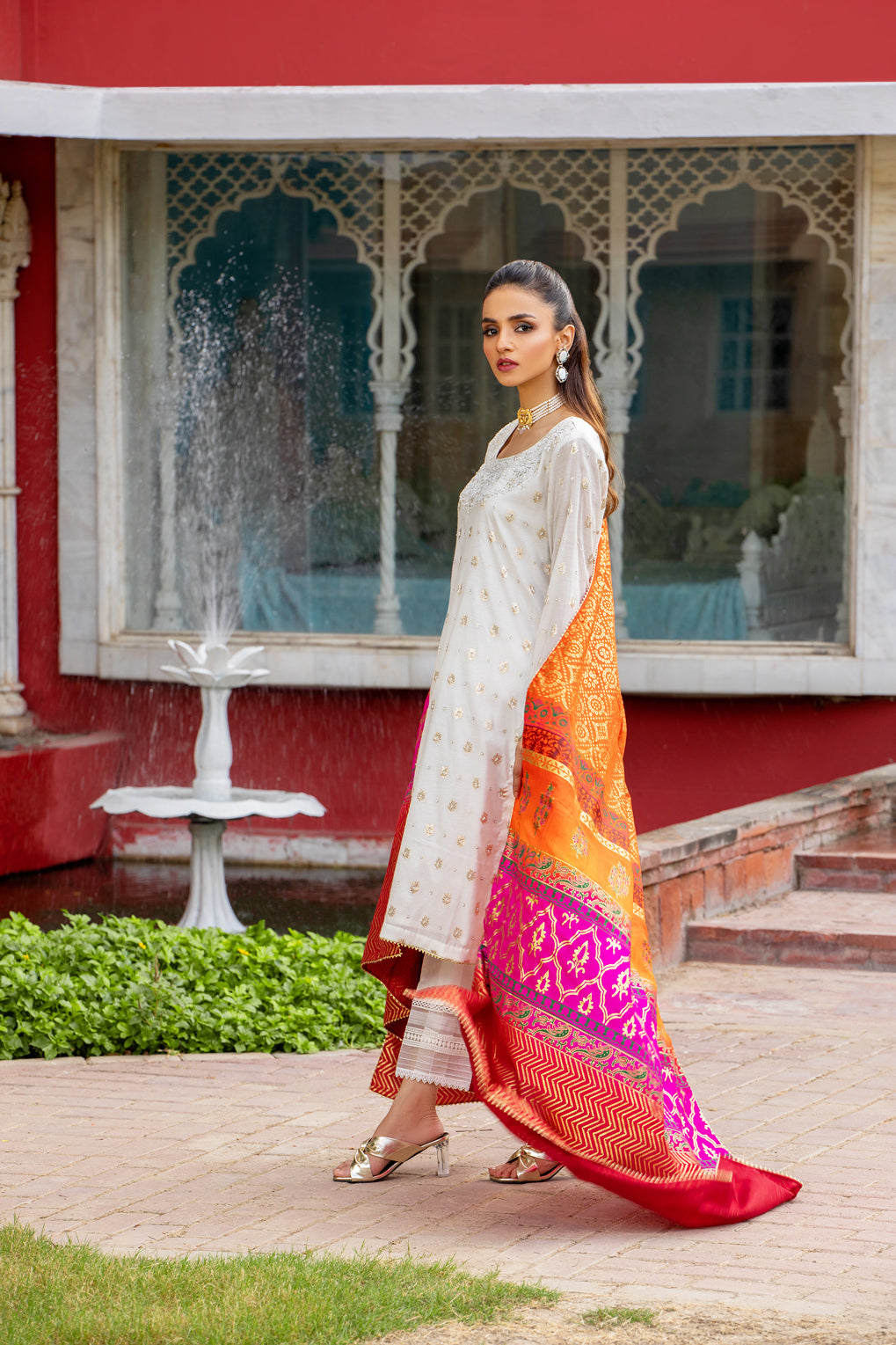 ZONYA SHIRT WITH DUPATTA & PANTS AA-03021