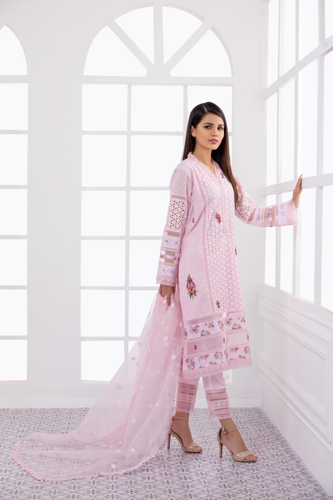 ESME SHIRT WITH PANTS & DUPATTA AA-1040