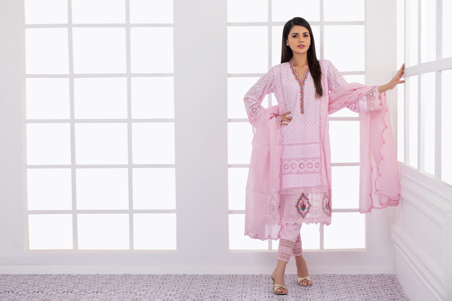 AYLA SHIRT WITH PANTS & DUPATTA AA-01050