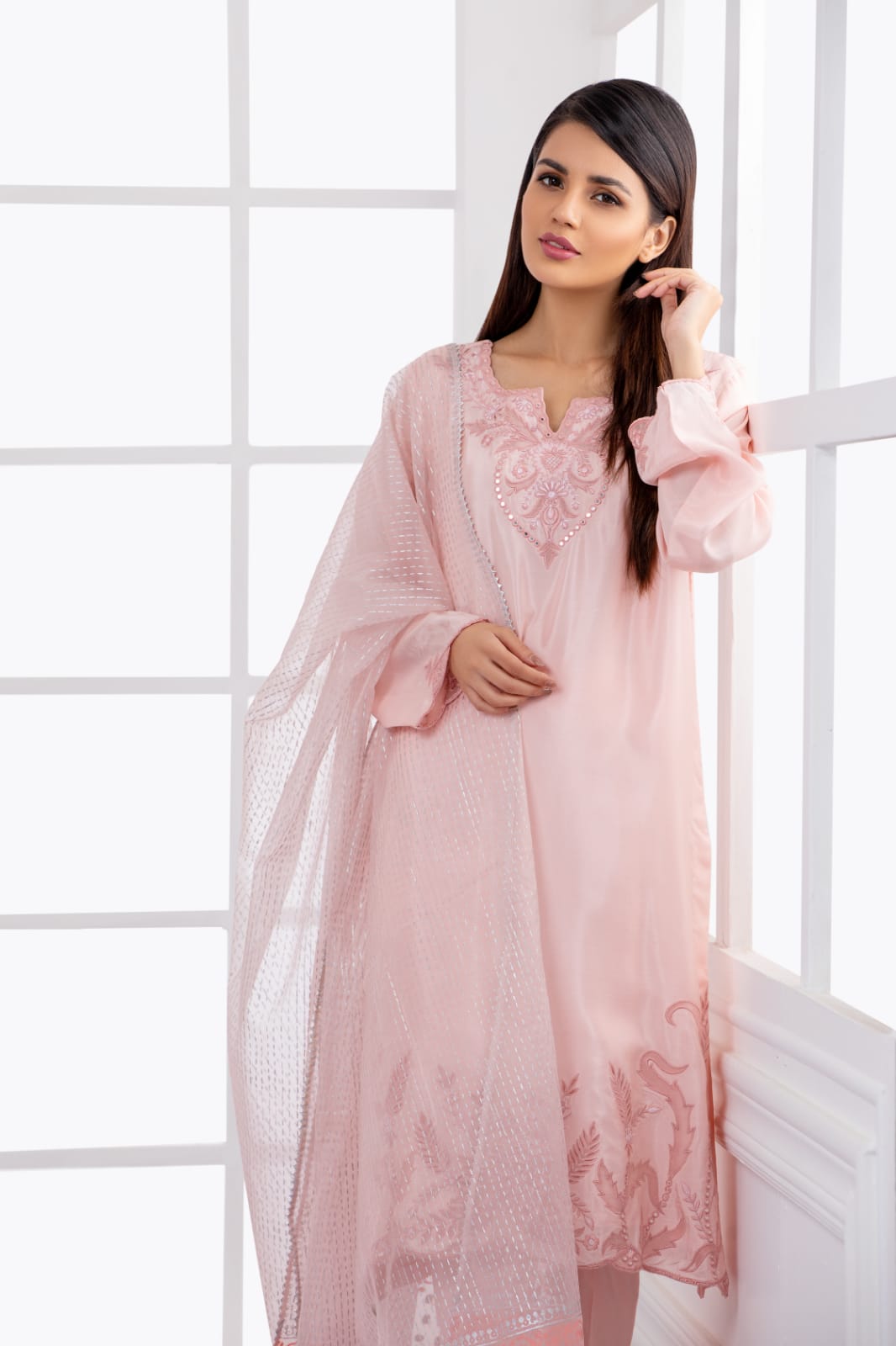INAYA SHIRT WITH PANTS & DUPATTA AA-1011