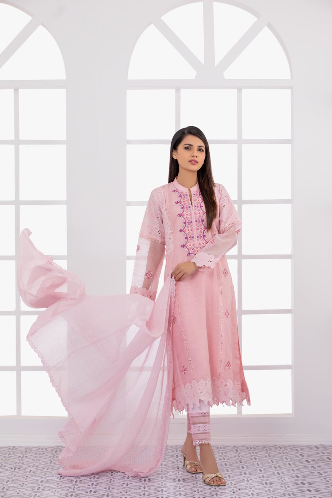 IDA SHIRT WITH PANTS & DUPATTA AA-1052