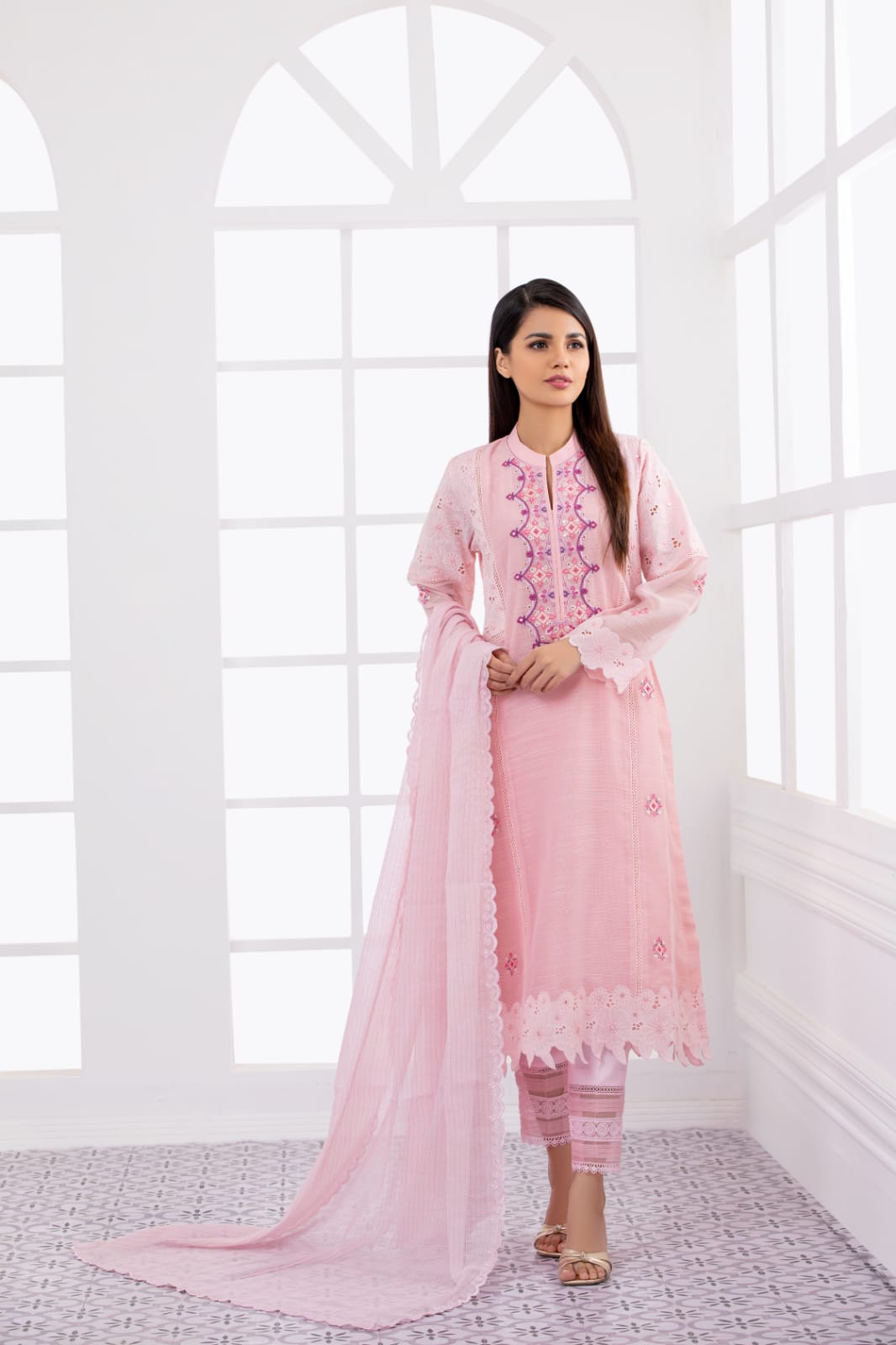 IDA SHIRT WITH PANTS & DUPATTA AA-1052