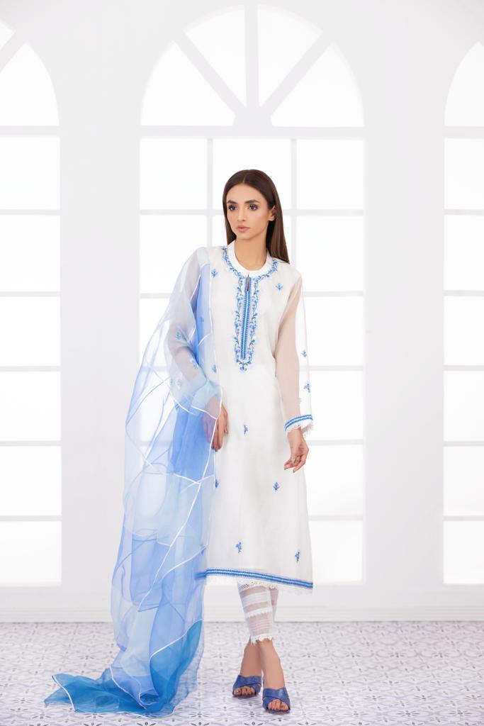 FIRUZA SHIRT WITH DUPATTA AND PANTS AA-1016