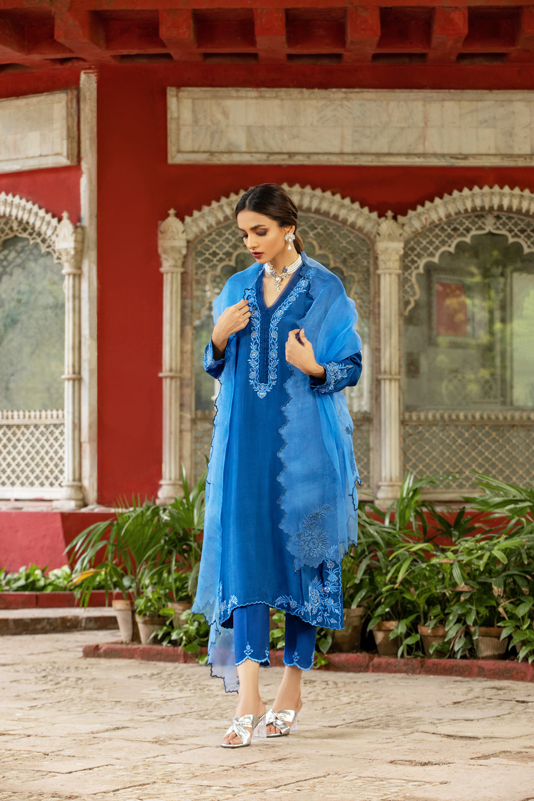 EVA SHIRT WITH PANTS & DUPATTA AA-1030