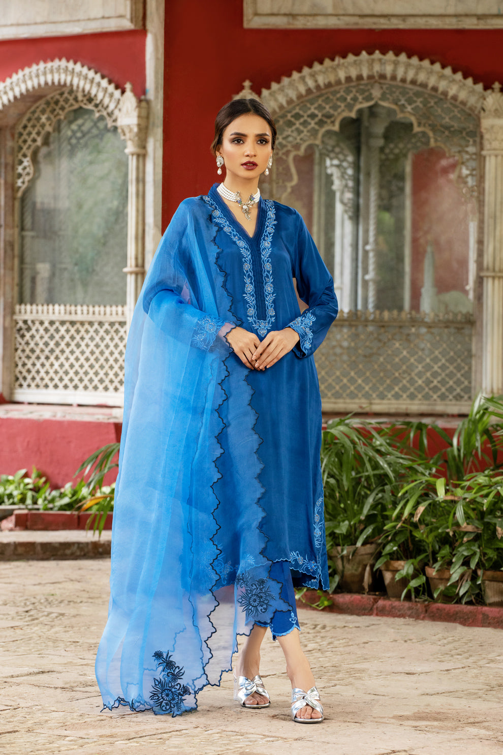 EVA SHIRT WITH PANTS & DUPATTA AA-1030