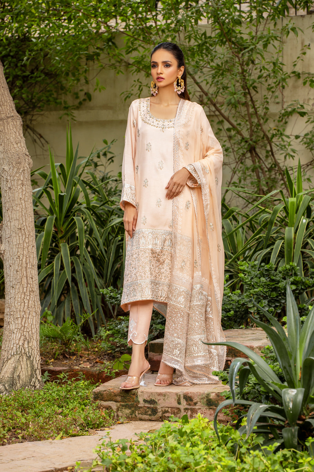 CELINA SHIRT WITH PANTS & DUPATTA AA-01046