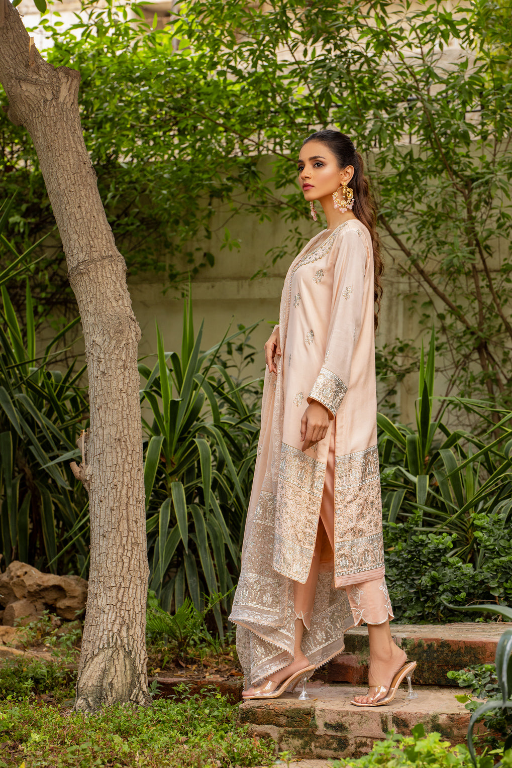 CELINA SHIRT WITH PANTS & DUPATTA AA-01046