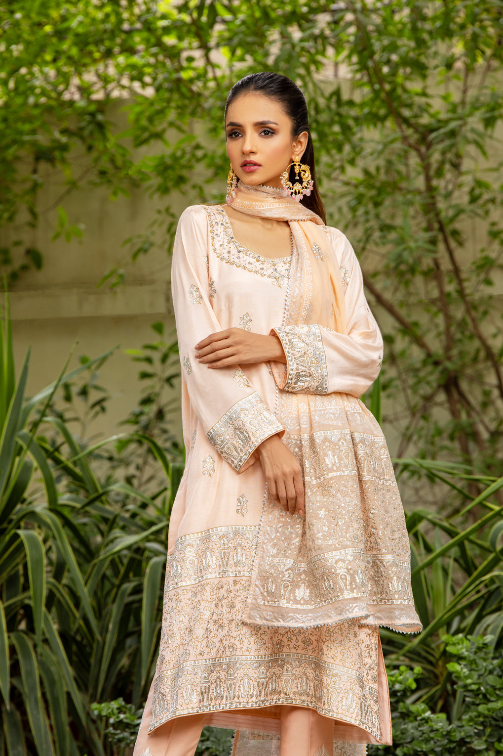 CELINA SHIRT WITH PANTS & DUPATTA AA-01046